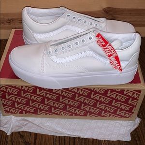 Brand New White Vans